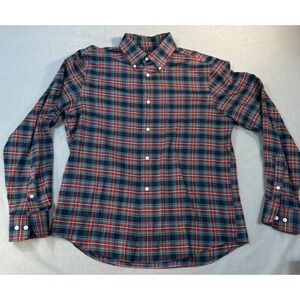Lauren Ralph Lauren Shirt Black Label Medium Long Sleeve‎ Plaid Button Down Mens